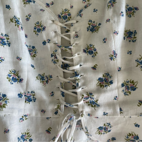 REFORMATION LINEN TOP - Picture 8 of 12